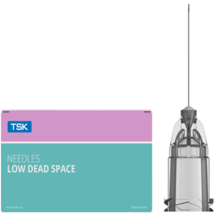 TSK, ​Low Dead Space Hub Needle 33G x 13mm