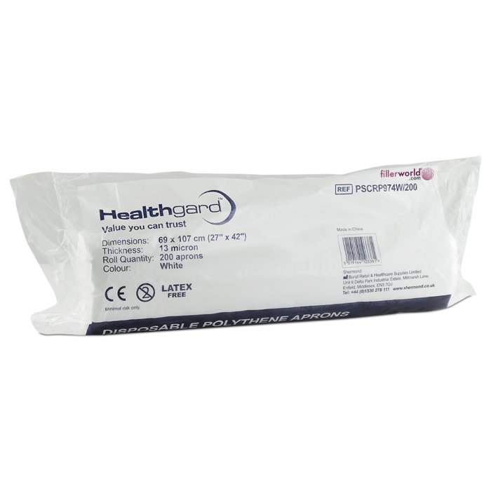 Healthgard Disposable Polythene Aprons